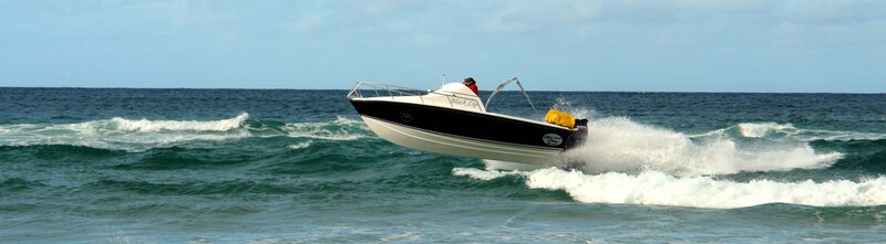 Speedboat on Ocean