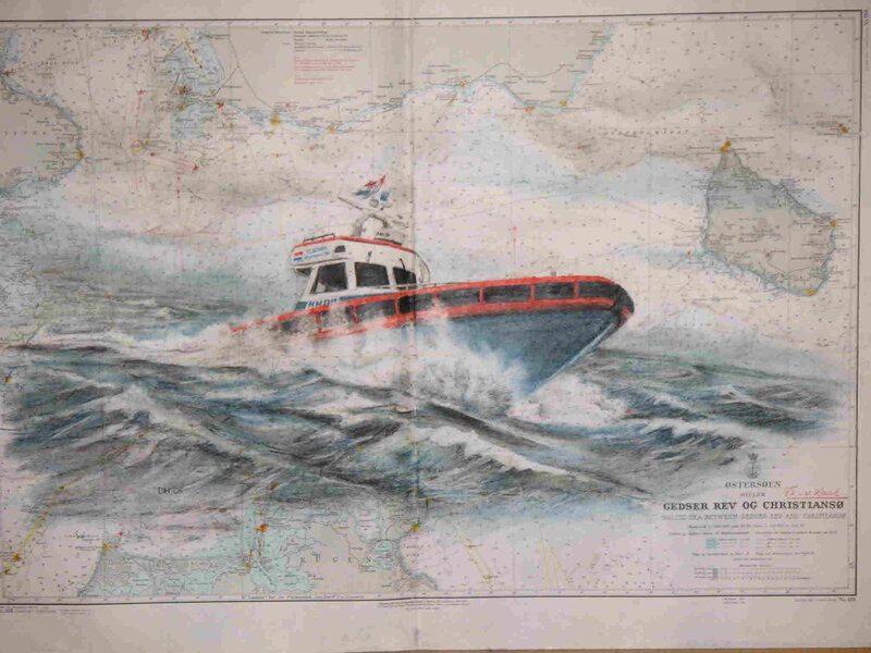 Speedboat on Rough Sea