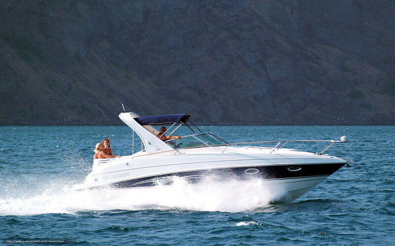 Speedboat on the water