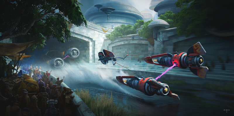 Speeder Bike Race