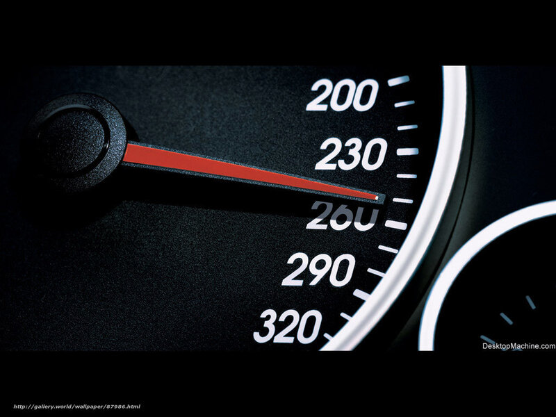 speedometer at high speed