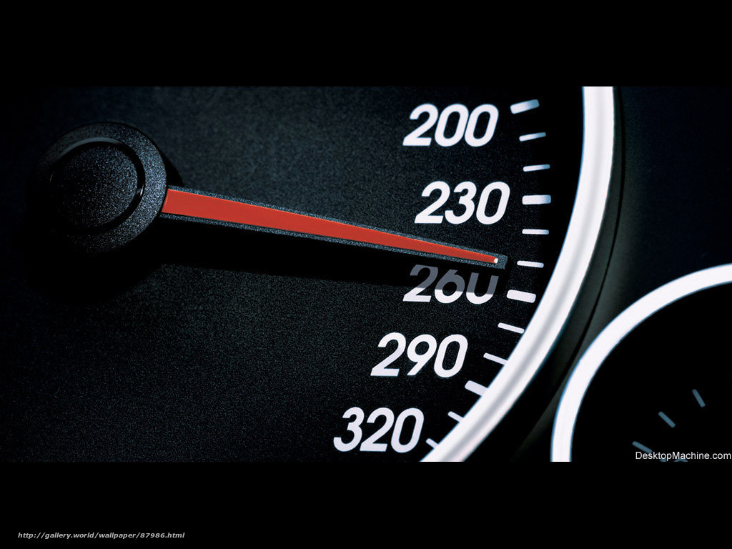 speedometer at high speed