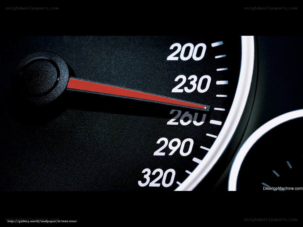 speedometer at high speed