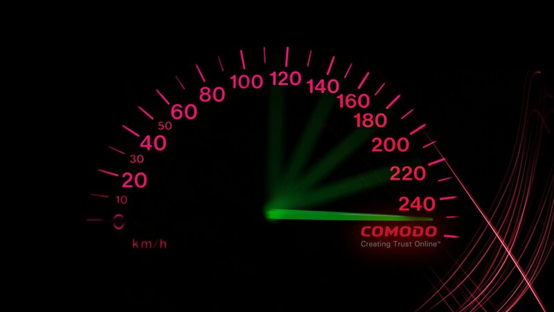 Speedometer Gauge — Black, Dramatic