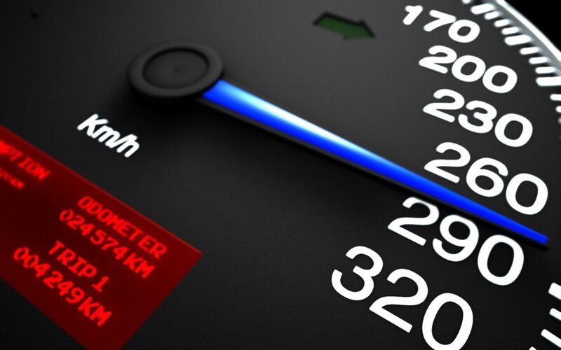 Speedometer Gauge — Black, Technical