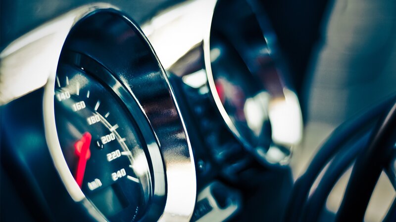 Speedometer in Car