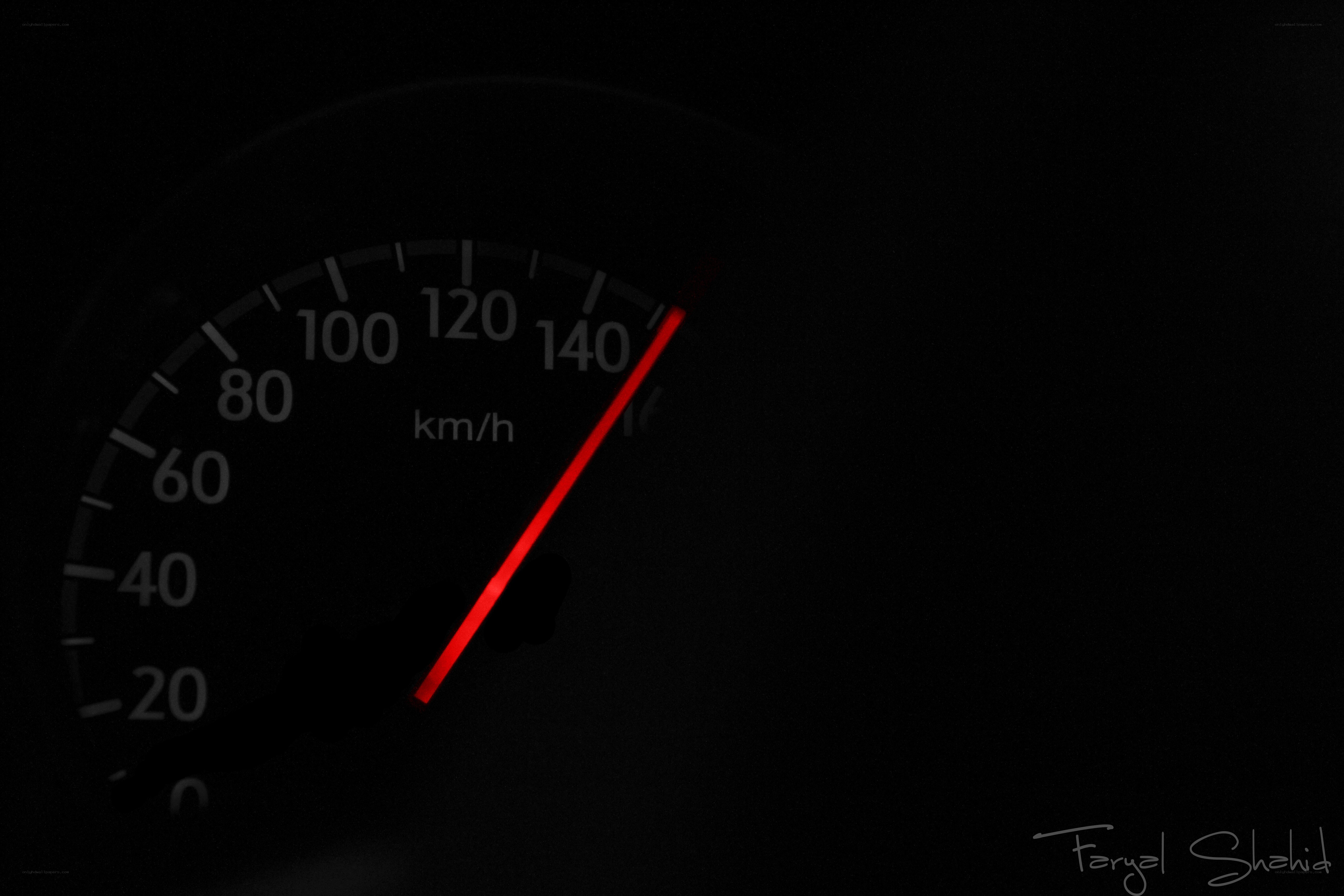 speedometer in the dark