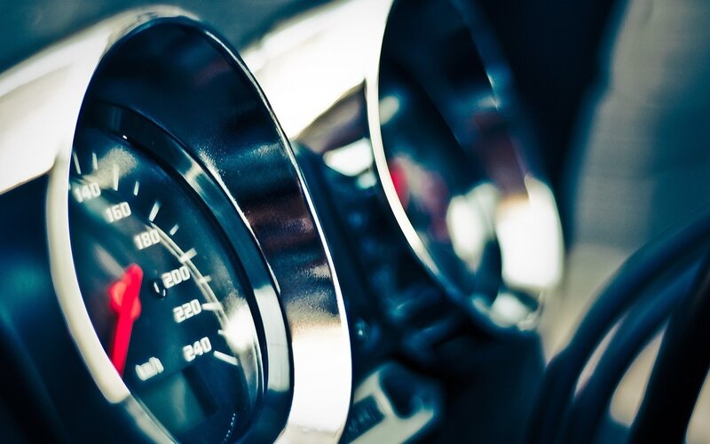 Speedometer on Dashboard