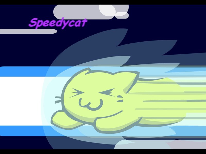 speedy cat animation