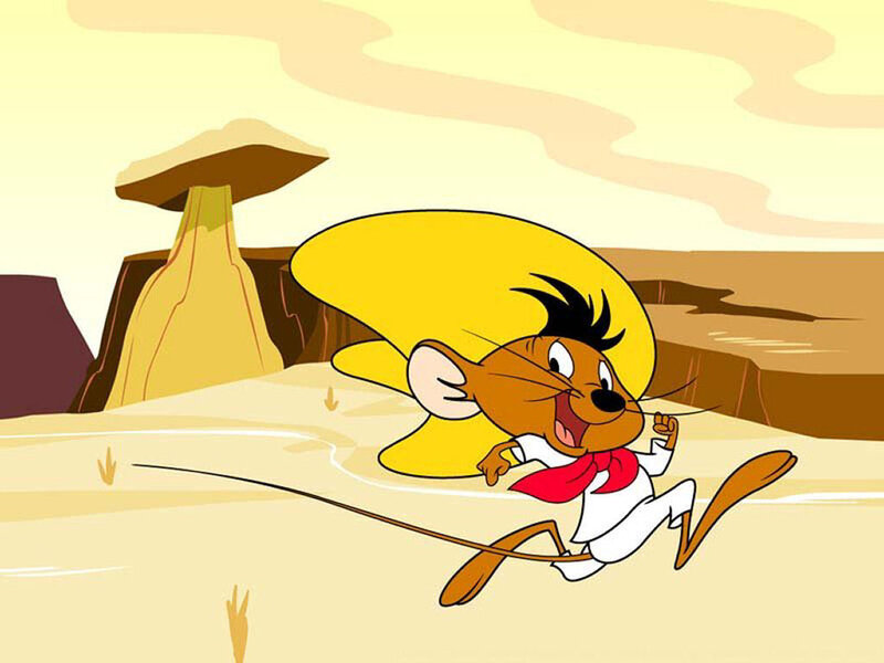 Speedy Gonzales running