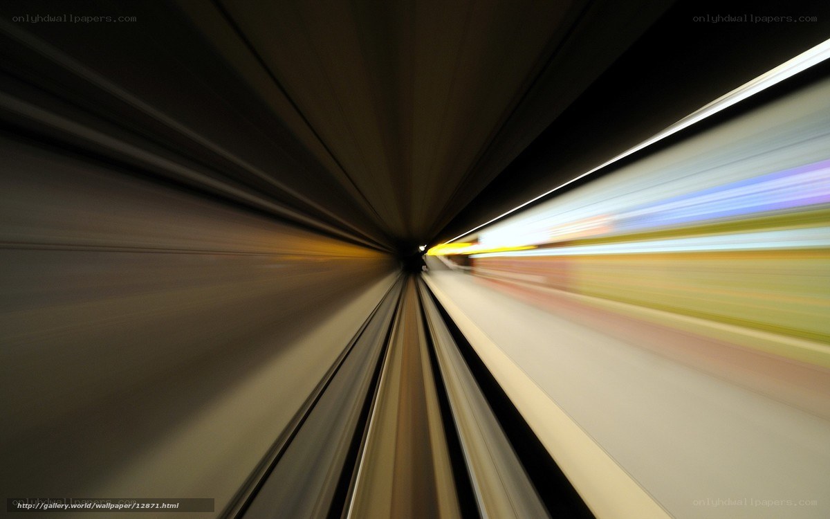 speedy tunnel motion blur