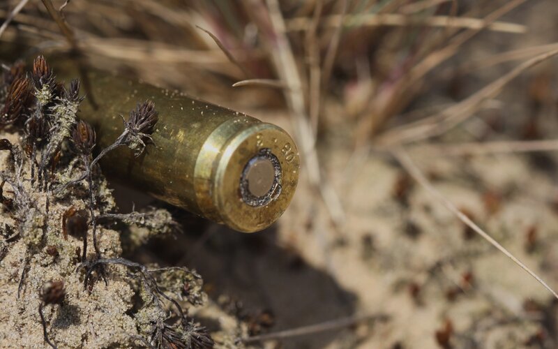 Spent Bullet Casing — Brown