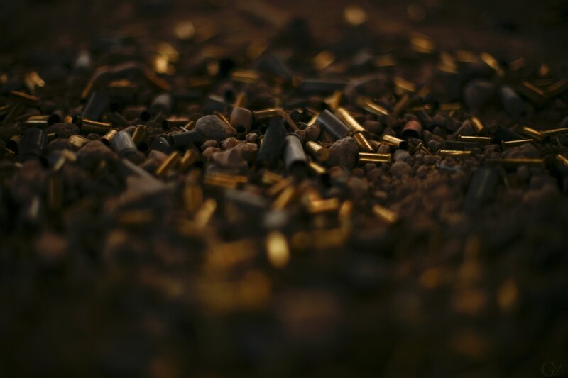 Spent Bullet Casings — Brown