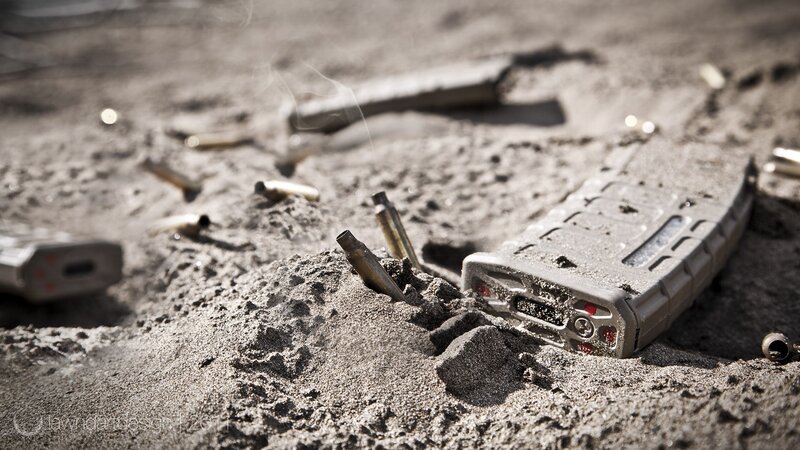 Spent Bullet Casings — Gray