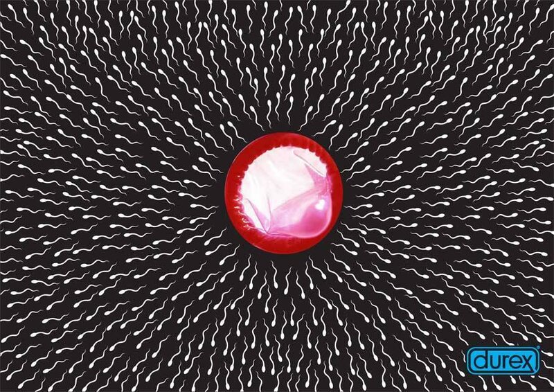 Sperm Cells and Condom
