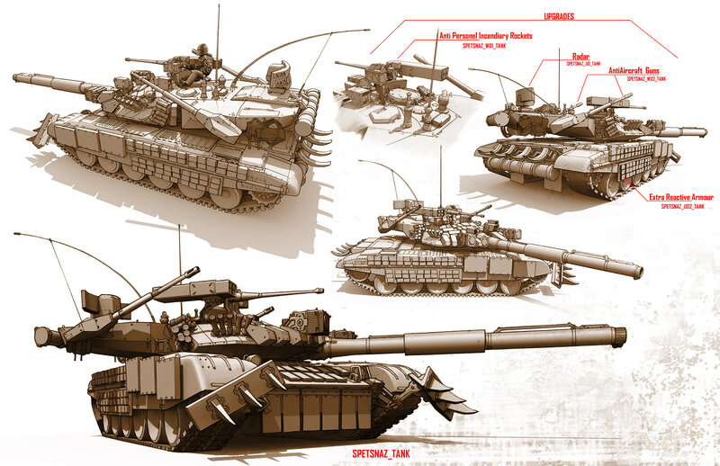 Spetsnaz Tank Design Concepts