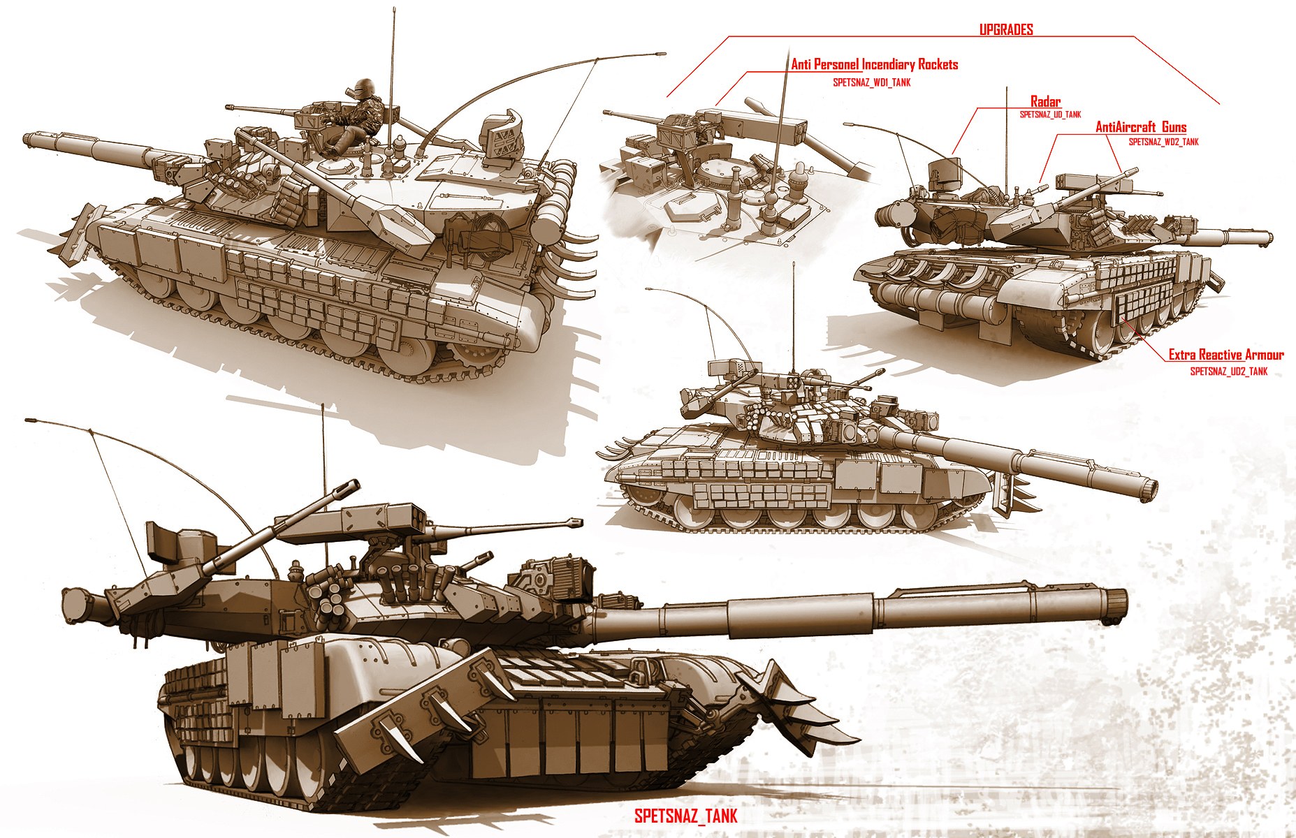 Spetsnaz Tank Design Concepts
