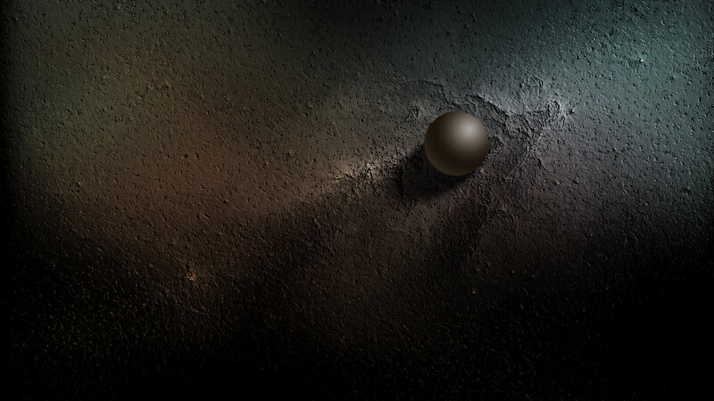 Sphere on Textured Surface
