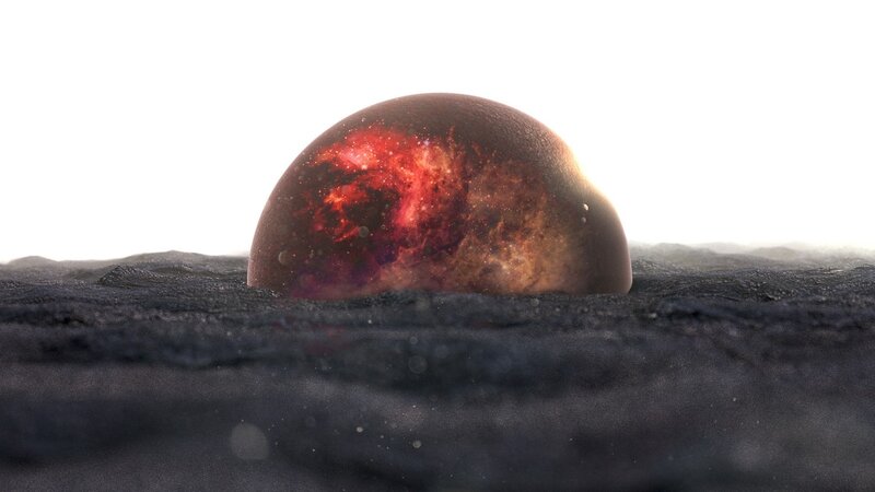 Sphere with Nebula Inside