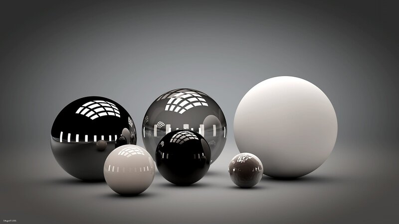 Spheres of light and reflection