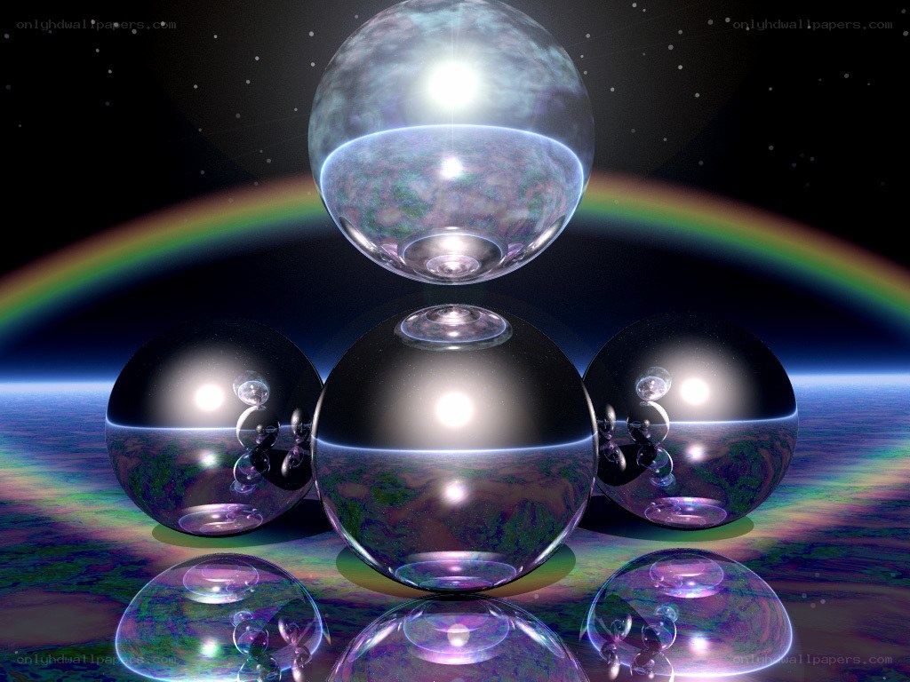 Spheres over a rainbow planet