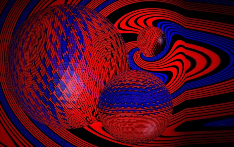 Spheres with Striped Patterns