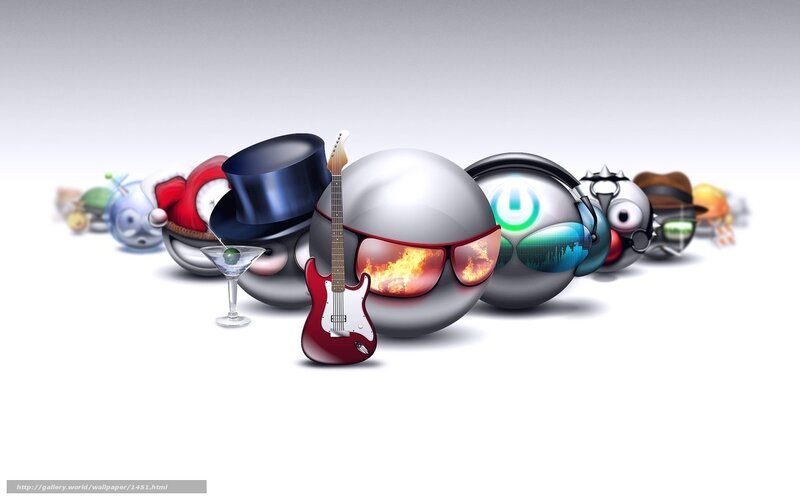 Spherical characters with accessories