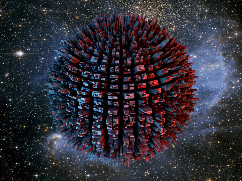 spherical city in space