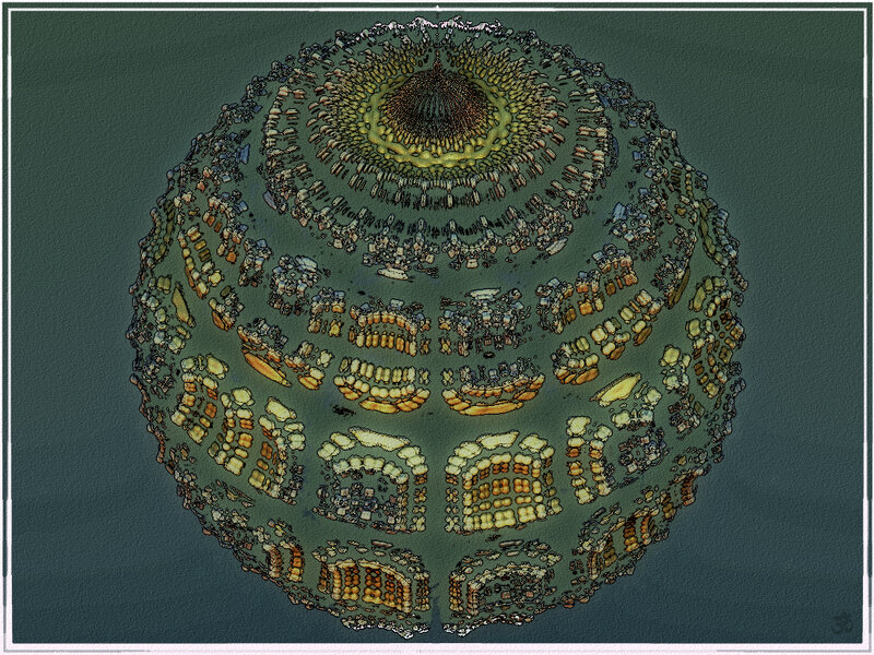 Spherical Fractal Structure