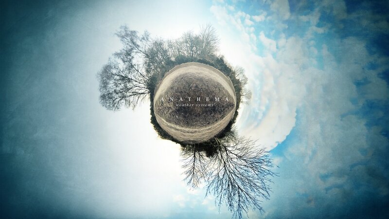 spherical landscape with trees