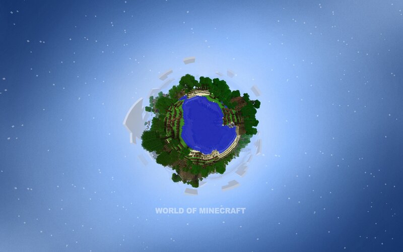 Spherical Minecraft World
