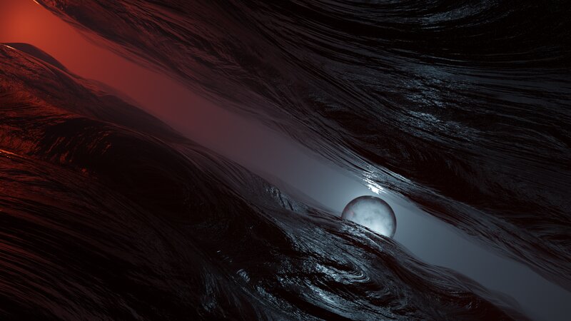 Spherical Object in Dark Tunnel