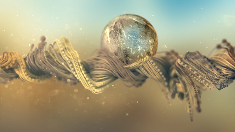 Spherical Object on Cable