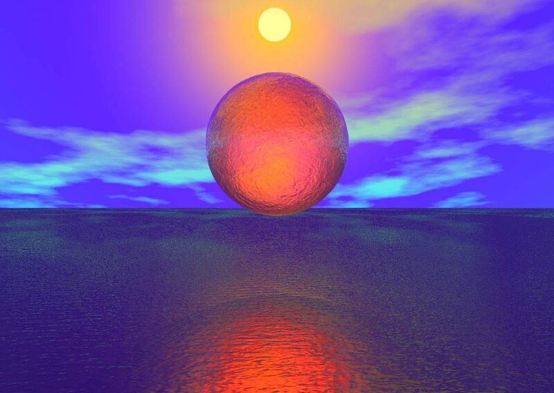 Spherical Object over Water