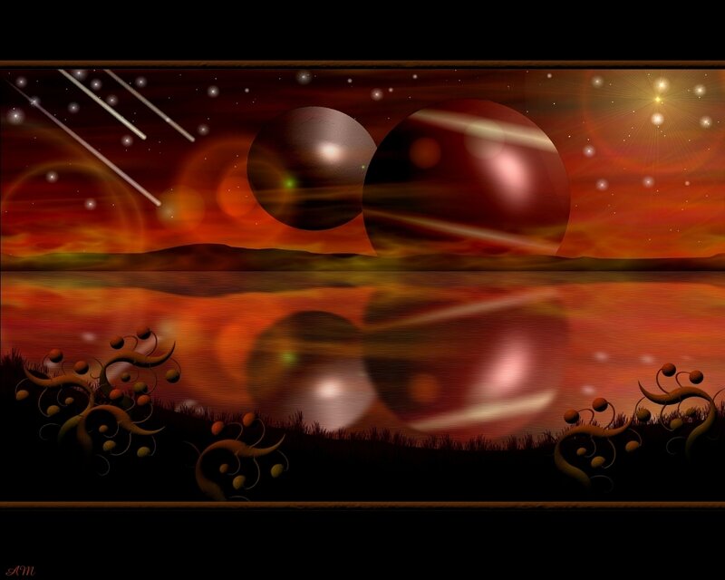 Spherical Planets in Sky