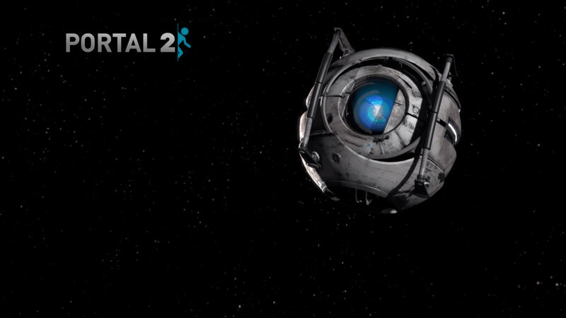 Spherical Robot in Space — Black, Dramatic