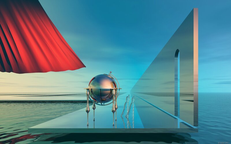 Spherical Robot on Platform