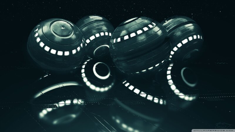 Spherical Spacecraft — Black