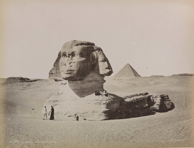 Sphinx and pyramids of Giza