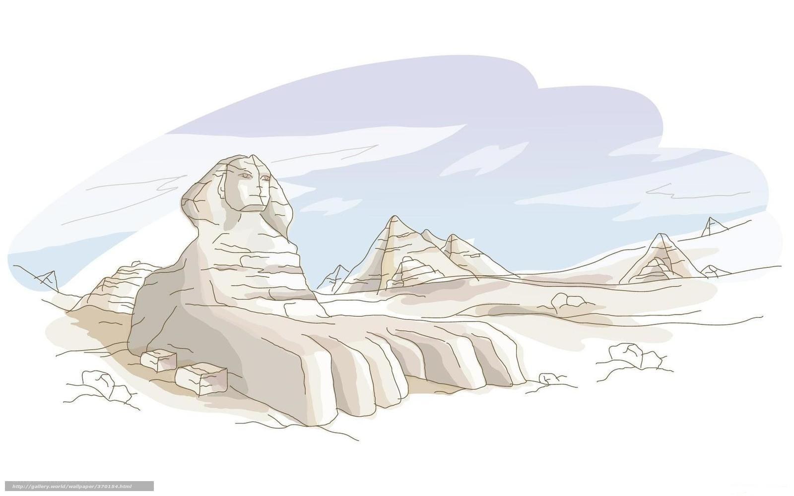 Sphinx and pyramids of Giza