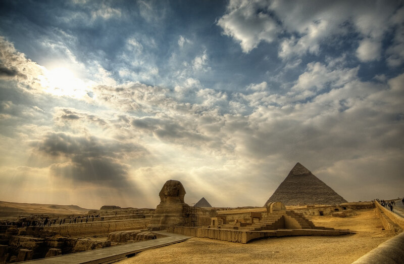 Sphinx and Pyramids