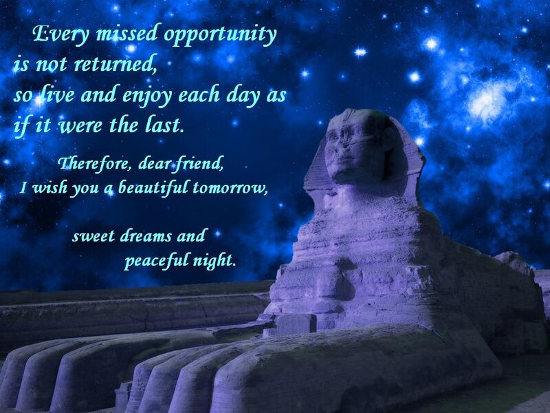 Sphinx at Night