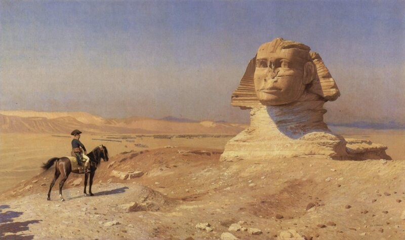 Sphinx in Desert
