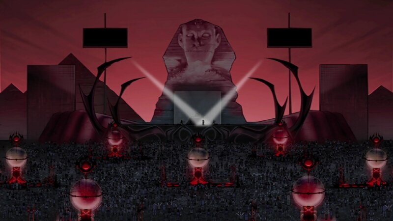 Sphinx stage at a concert