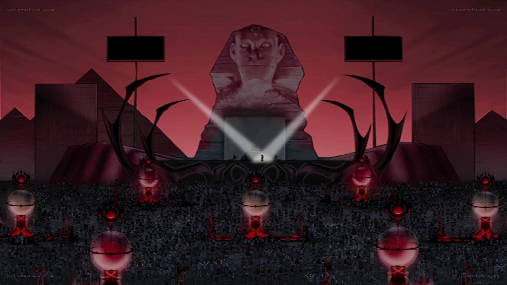 Sphinx stage at a concert