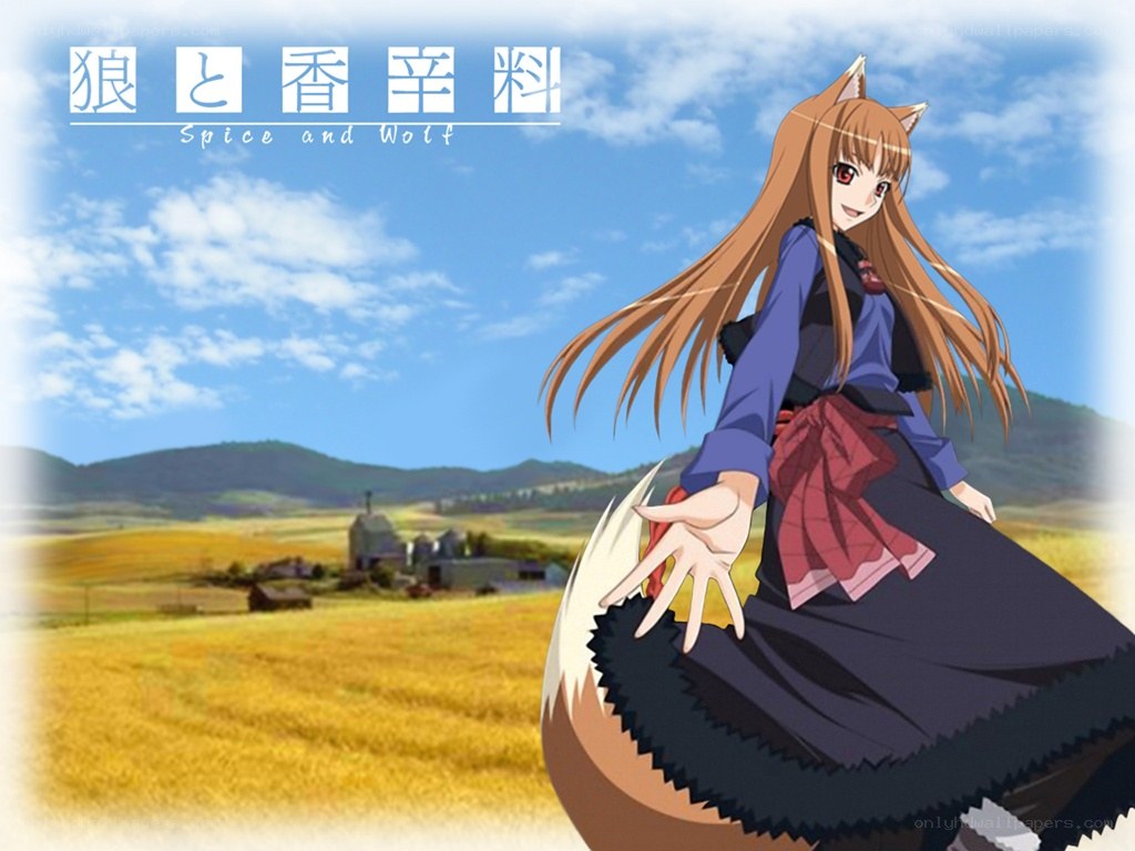 Spice and Wolf anime art