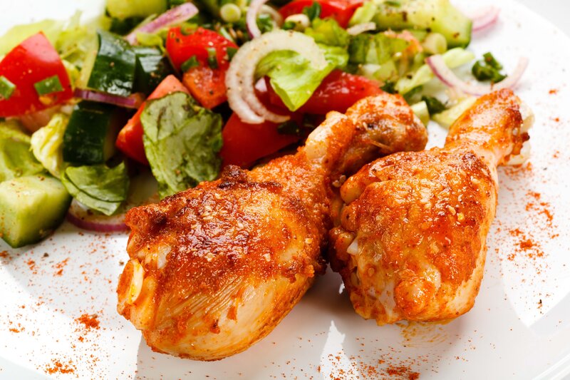 Spiced Chicken Legs