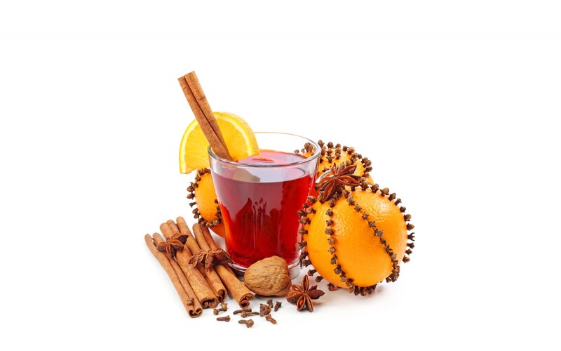 Spiced Drink with Oranges