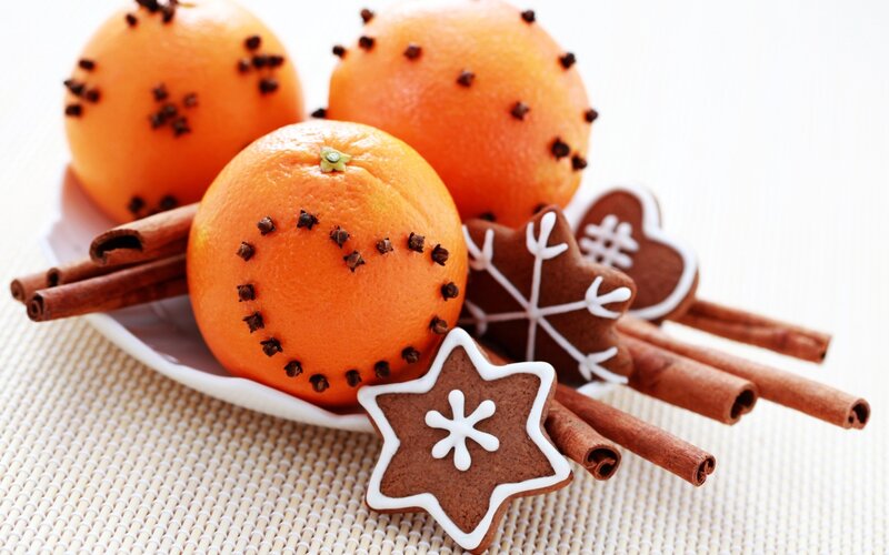 Spiced Oranges and Cookies — Orange