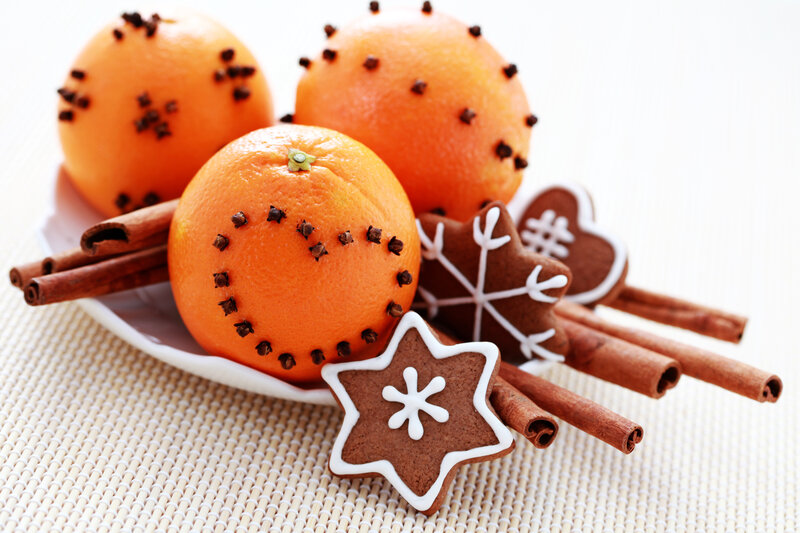 Spiced Oranges and Cookies